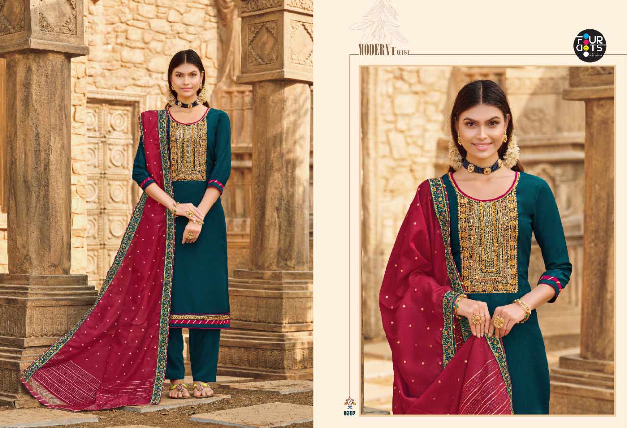 Manjari Vol-3 Parampara Silk Salwar Kameez Set Manjari Vol-3 Parampara Silk Salwar Kameez Set